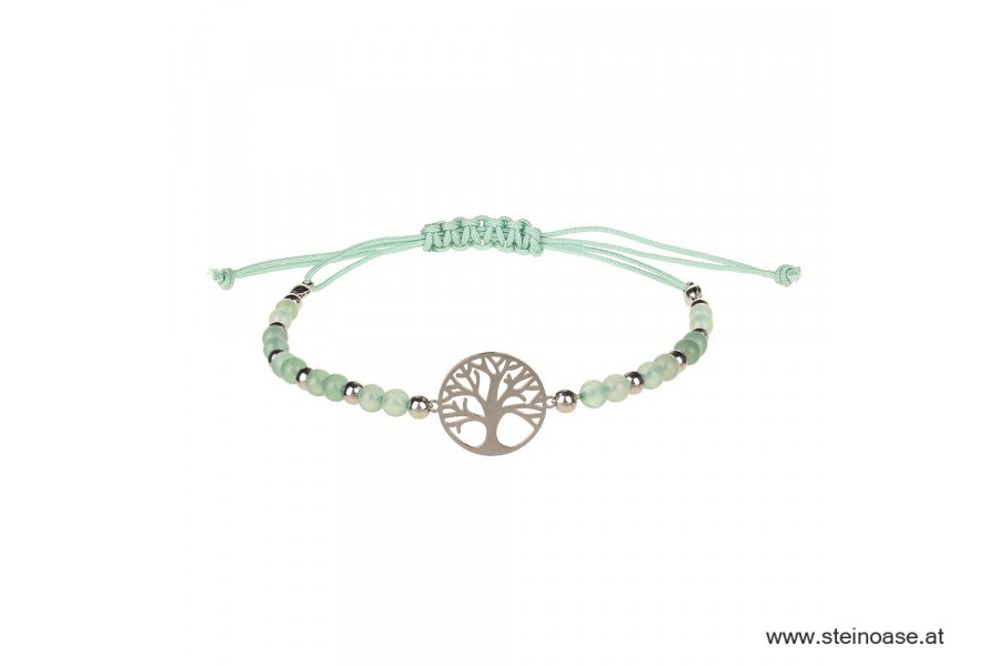 Armband Aventurin & Baum